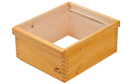 Gezinktezarge-Bergwinkelbeute-Zander Gezinkte Zarge - Bergwinkelbeute Zander