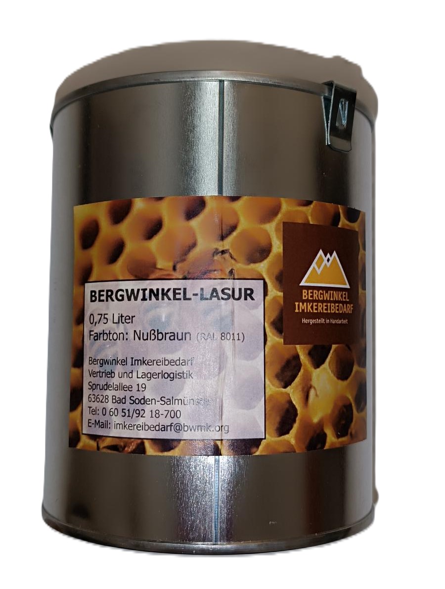 Bergwinkel Lasur nussbaum 750 ml