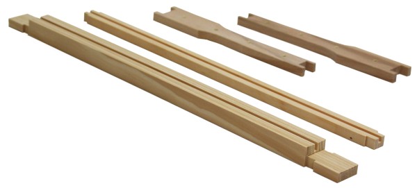 Zander modifiziert 477x220mm, gerade Seiten, waagerecht gedrahtet mit